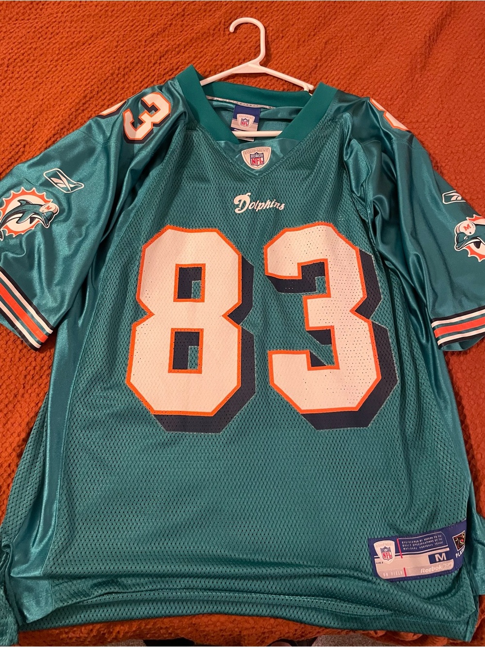 Reebok Miami Dolphins 2000s Wes Welker Medium Jersey